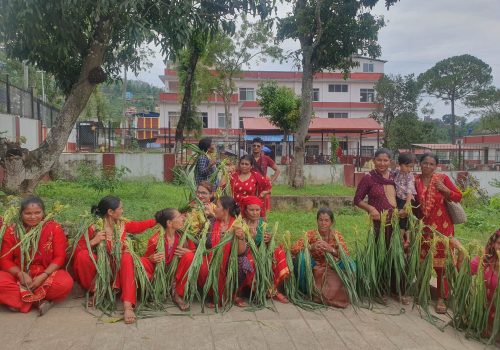 मकै सखाप पारेपछि बाँदर नियन्त्रणको माग राख्दै किसानको नाराबाजी