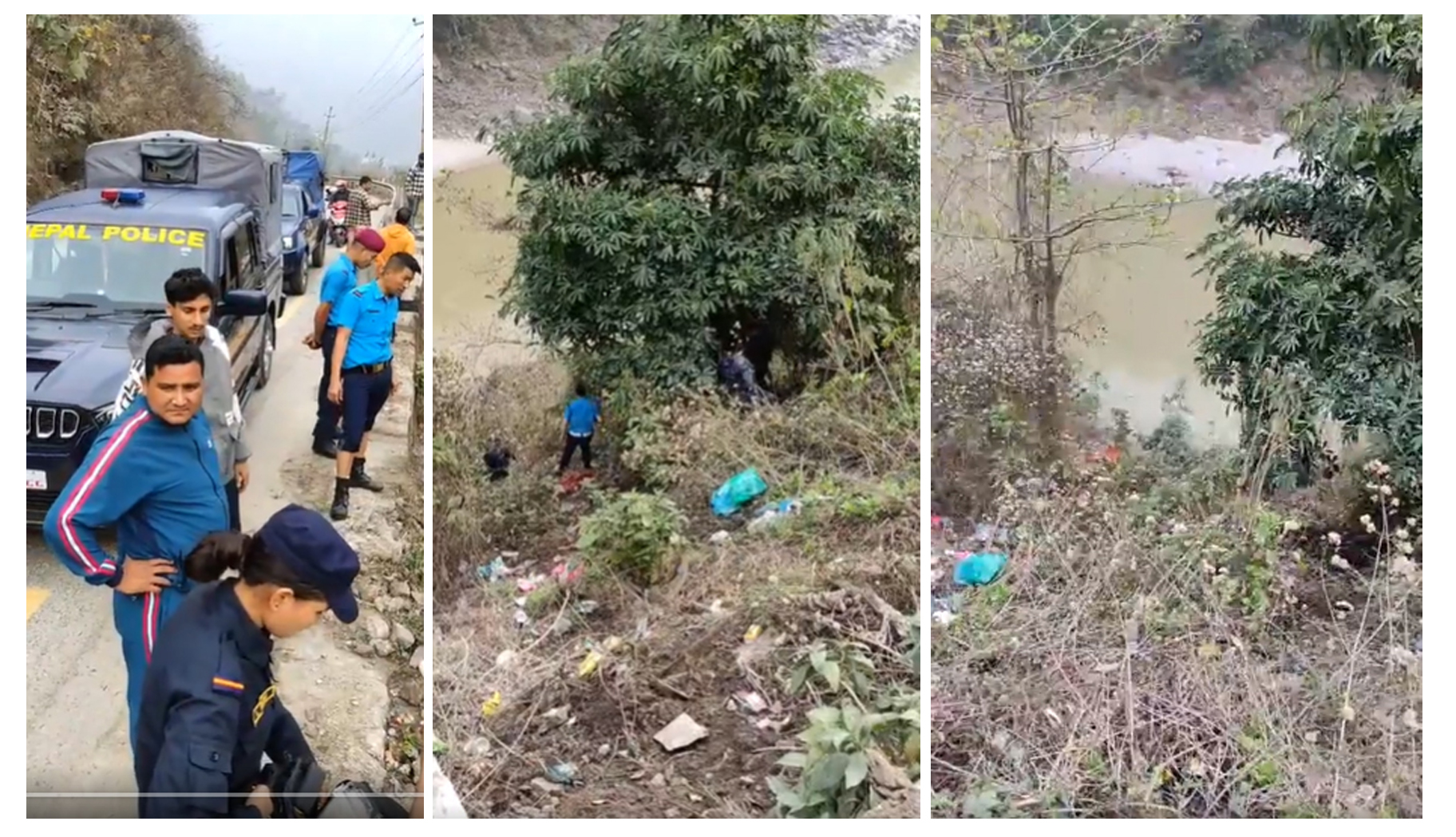 मुग्लीन नजिकै त्रिशुलीमा ट्याक्सी खस्दा ५ जनाको मृत्यू